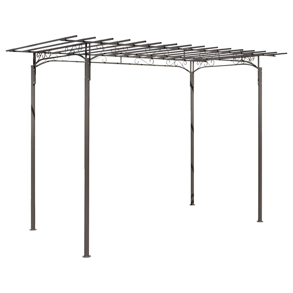 Pergola Ogrodowa Stalowa Antracytowa