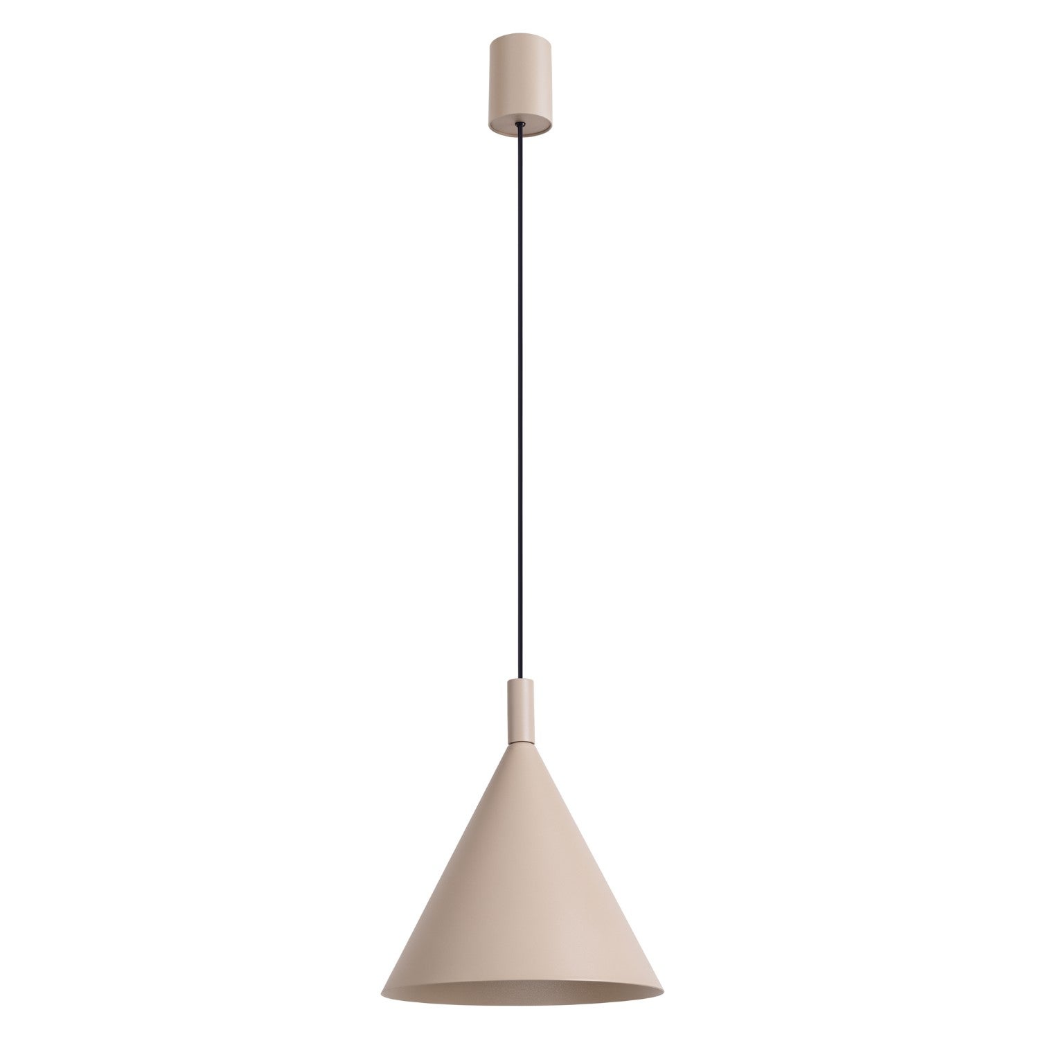 Sollux Nox 25cm Lampa ścienna kopułowa w kolorze taupe 1x E27
