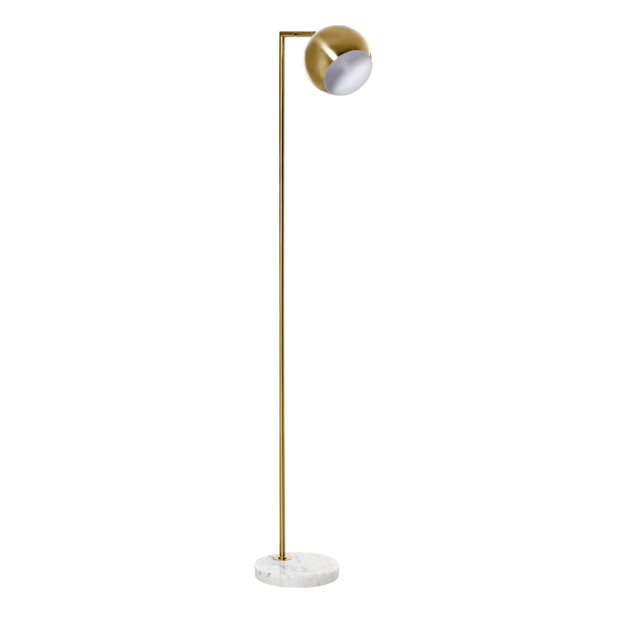 Nowoczesna lampa podłogowa z regulowanym kloszem w stylu vintage, kompatybilna z gwintem E27 40 W – złota