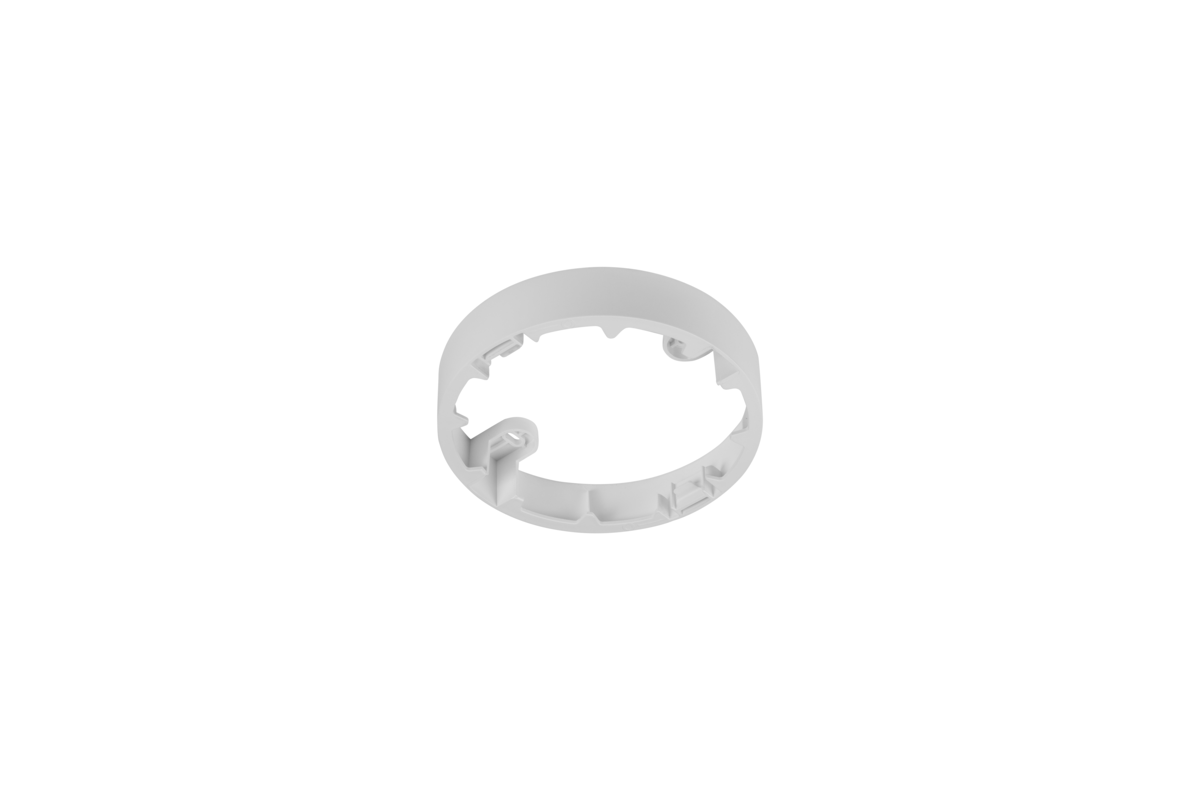 Ramka do montażu natynkowego opraw downlight MAXIS, 9W, okrągła, biały - GTV LIGHTING