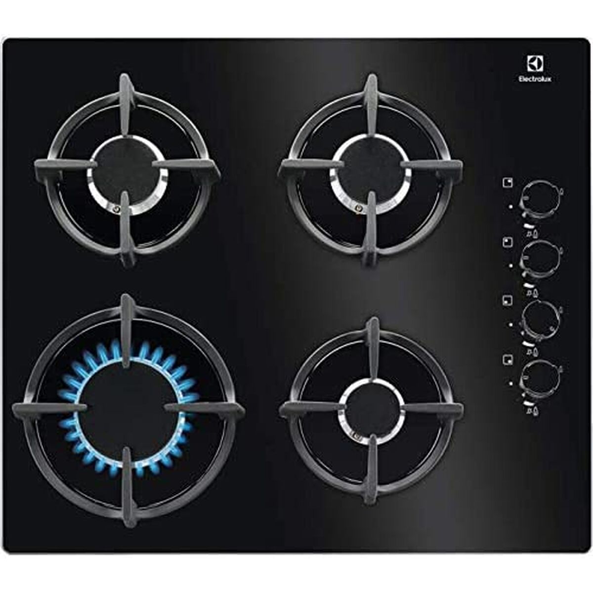 Płyta gazowa ELECTROLUX EGG6407K 59 cm czarne szkło
