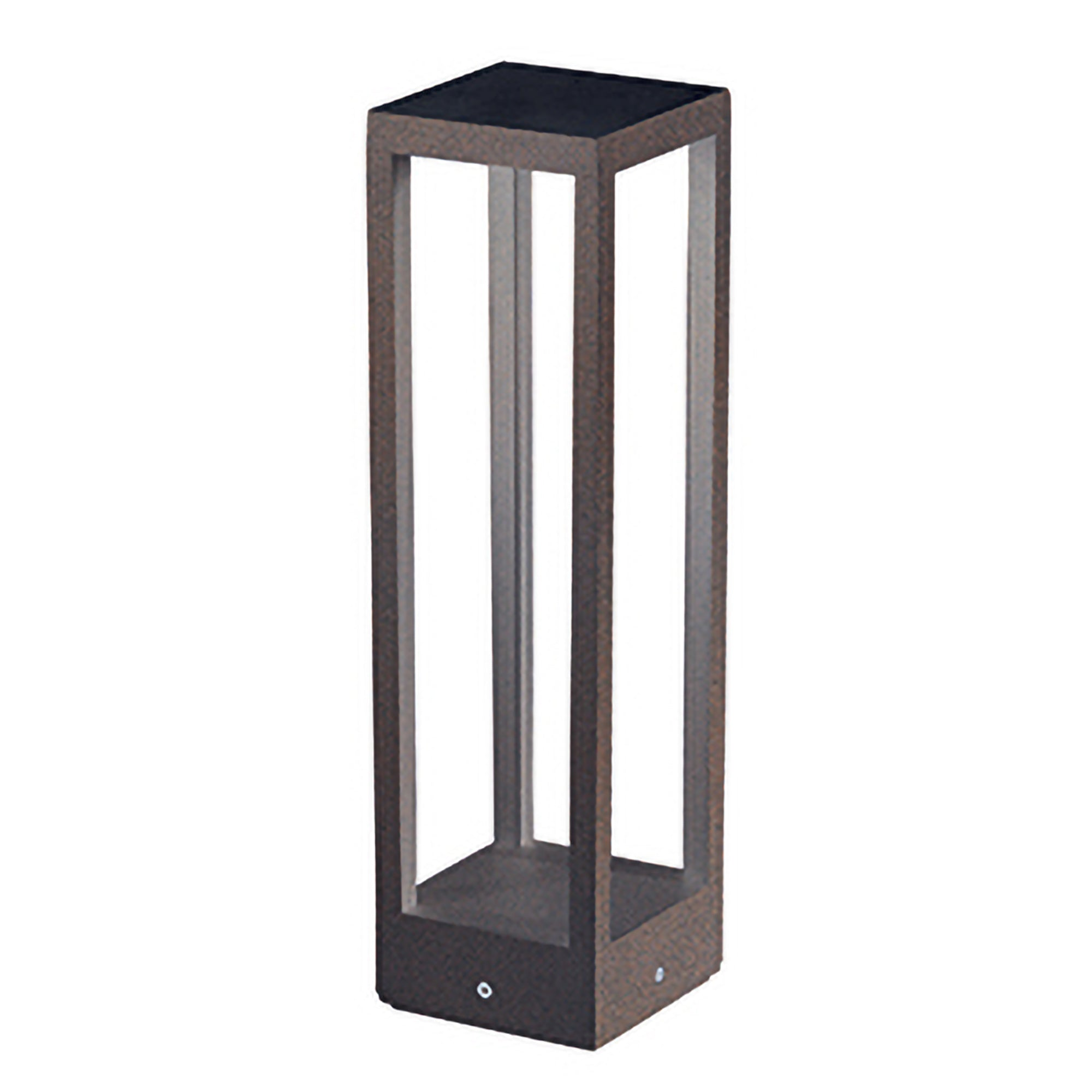 Home Pole - słupek ogrodowy LED do mocowania do podłoża - ciepłe światło nocne 3000K 230V 15W 1590lm szafran - Corten