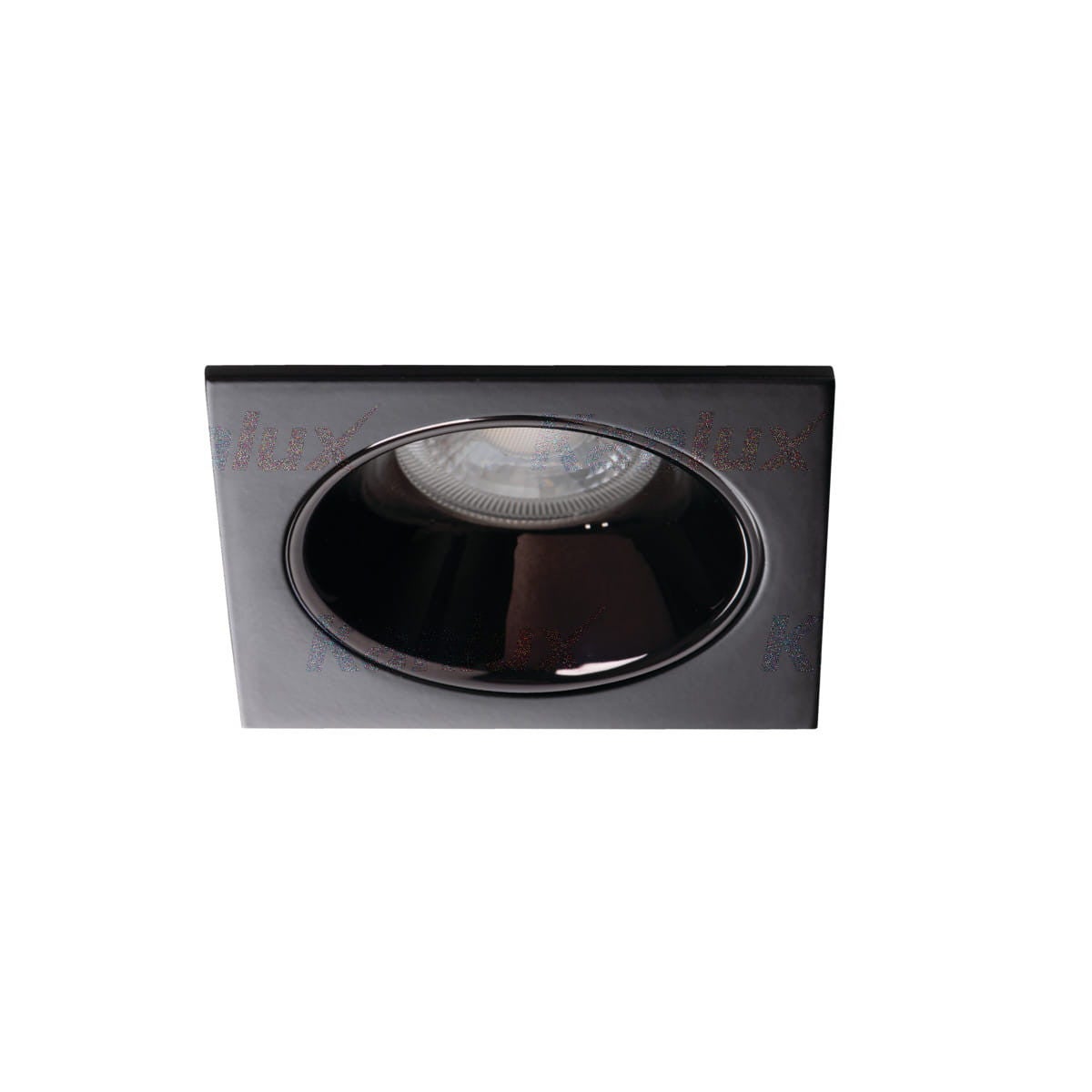 Oprawa sufitowa wpuszczana Glozo czarna 1xGX5.3 / GU10x10W kwadratowa IP20 wym: 8,8 x 8,8 cm aluminium Kanlux