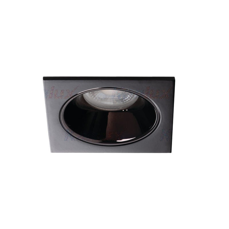 Oprawa sufitowa wpuszczana Glozo czarna 1xGX5.3 / GU10x10W kwadratowa IP20 wym: 8,8 x 8,8 cm aluminium Kanlux
