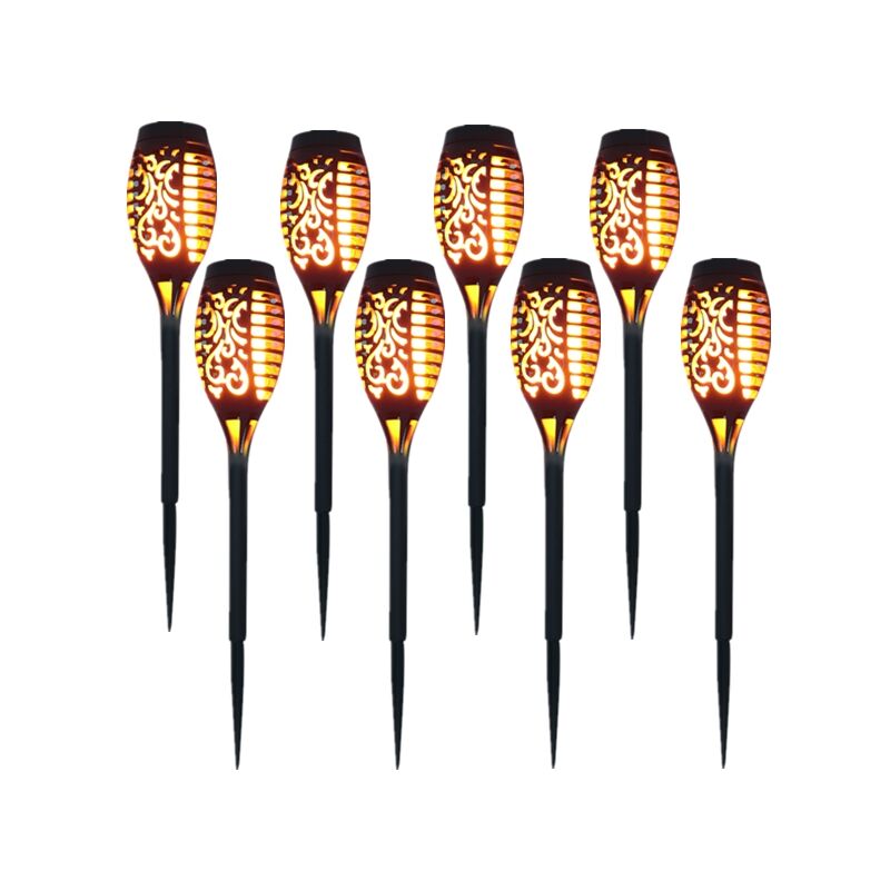 Lampy solarne – dekoracje ogrodowe – wodoodporne latarki, latarnie ogrodowe – zestaw 8 szt.