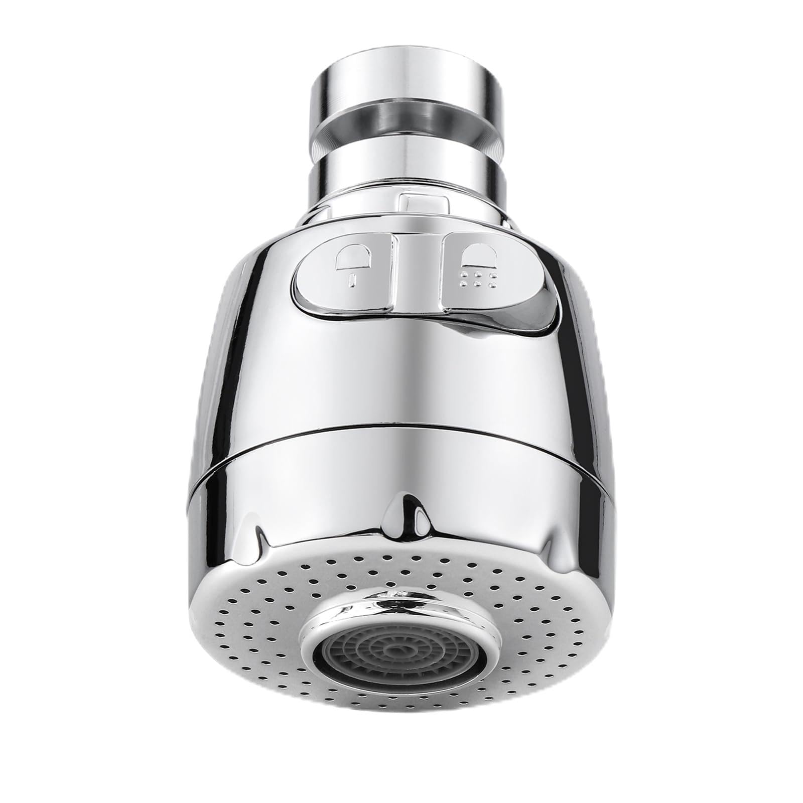 Perlator do kranu obrotowy o 360°, dysza do kranu kuchennego, zlew z filtrem regulatora głowicy, 2 tryby, perlator do kranu, rozpylacz do kranu
