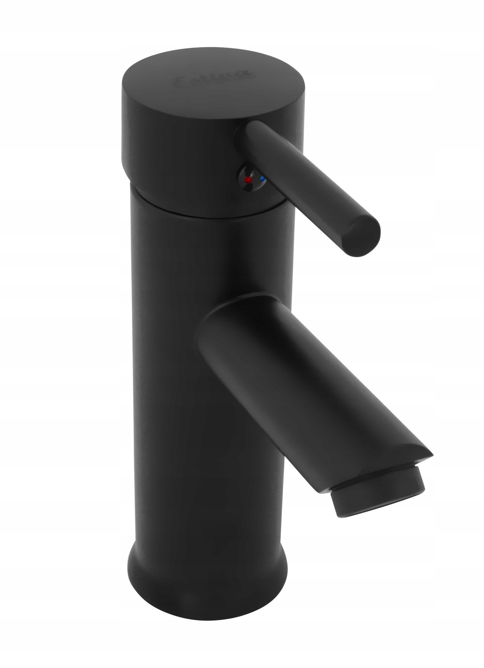 Bateria umywalkowa Estiva MIZA 17 Black czarna 17 cm