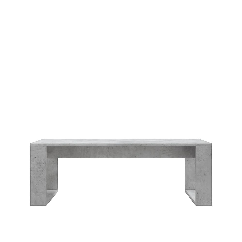 Stolik kawowy vidaXL betonowo szary z drewna inżynieryjnego 102x50x35 cm
