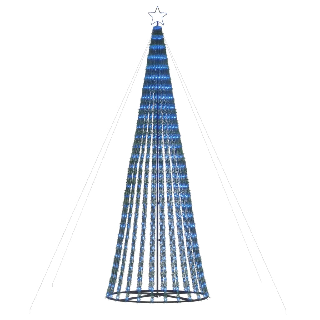 Choinka LED 688 LEDs Niebieska 300 cm