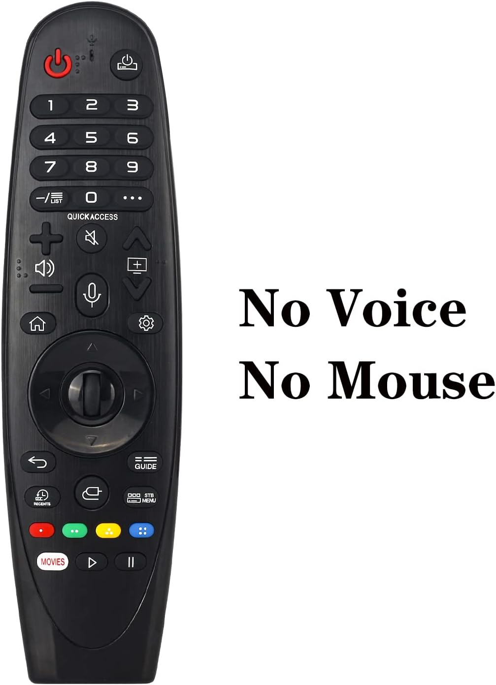 Nowy pilot zastępczy do LG Smart Remote AN-MR19BA, kompatybilny tylko z telewizorami LG Smart TV z 2019 roku, dla serii W9 E9 C9 B9 SM99 SM90