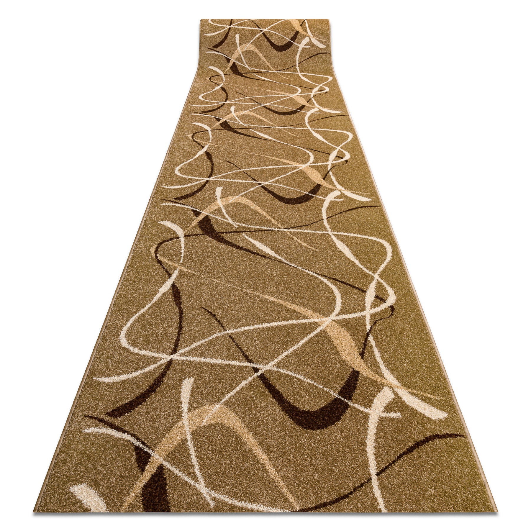Chodnik KARMEL FRYZ - CHOCO orzech 90 cm 90x750 cm