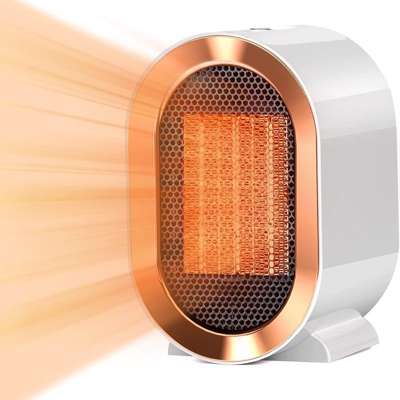 Przenośny grzejnik z wentylatorem 220 V 1200W do salonu, sypialni i łazienki Biały