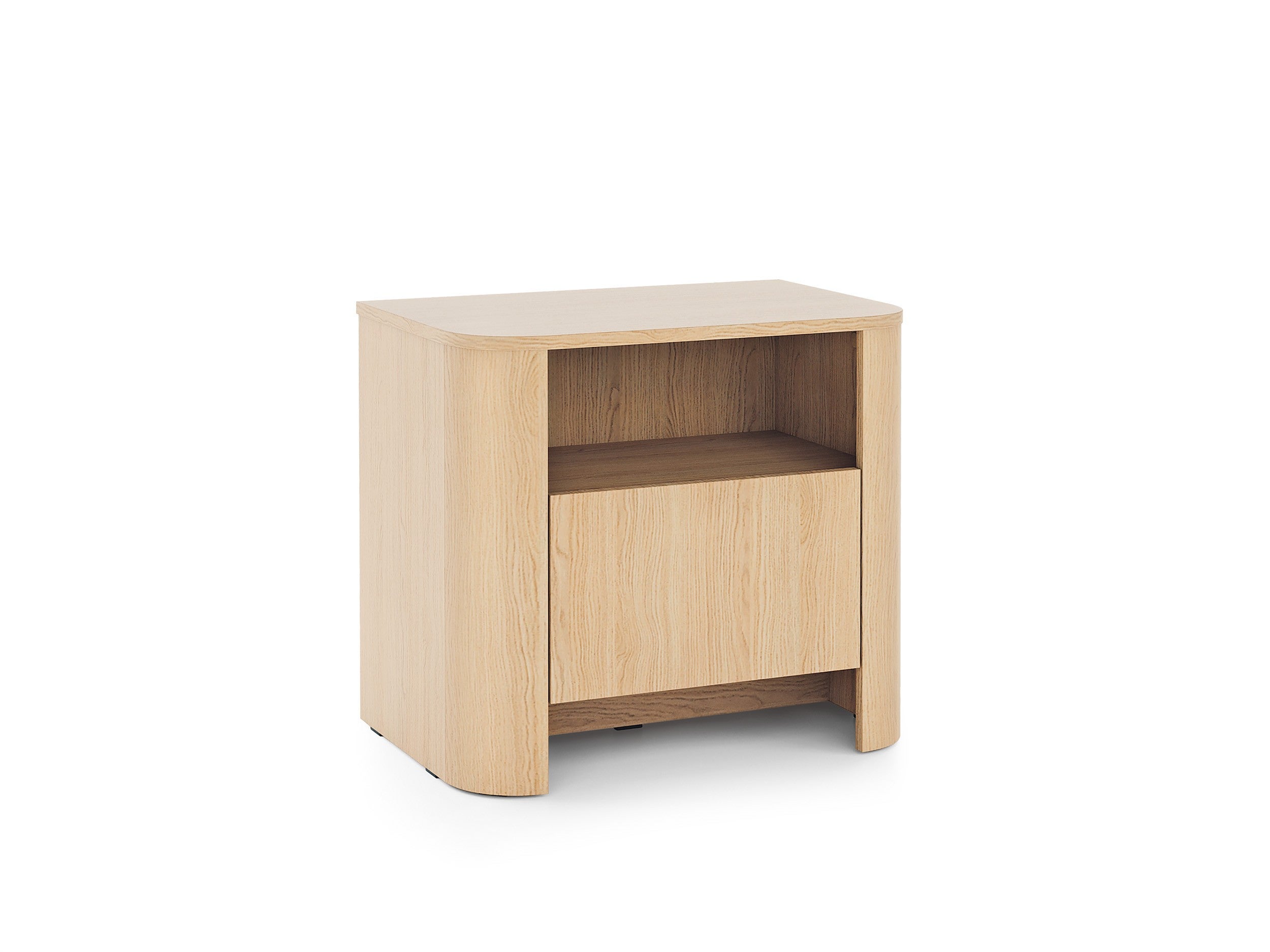 FARI – Szafka nocna z szufladą | Dąb Vincenza, 58 cm | Styl nowoczesny