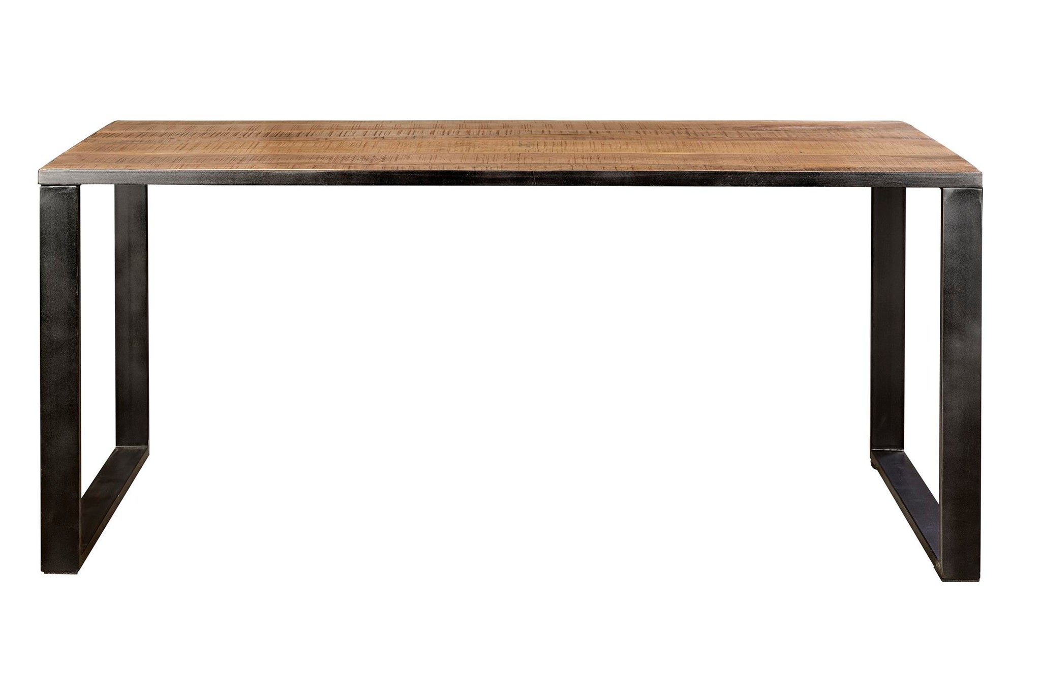 Stoły jadalne z drewna mango 180 cm w stylu industrialnym - 78x180x90 GYC