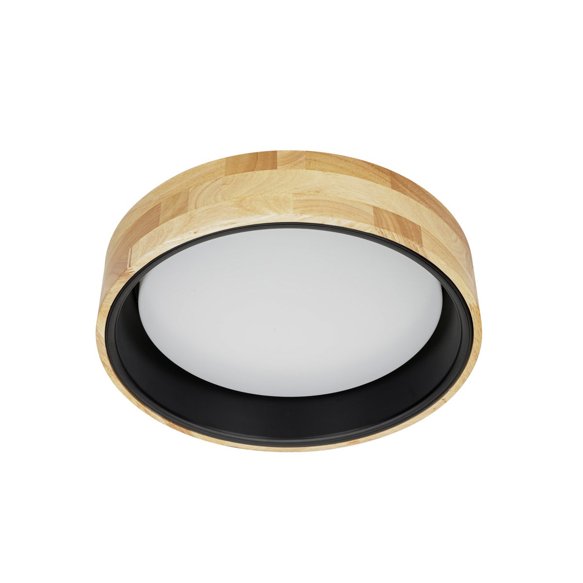 Plafon okrągły LED Campelo 20W 4000KK 2000lm drewno jasne drewno wym:7x35x35cm IP20 Italux