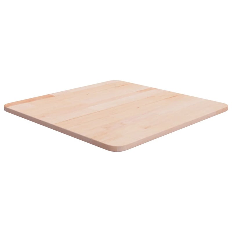 vidaXL Kwadratowy blat do stolika, 50x50x1,5 cm, surowe drewno dębowe