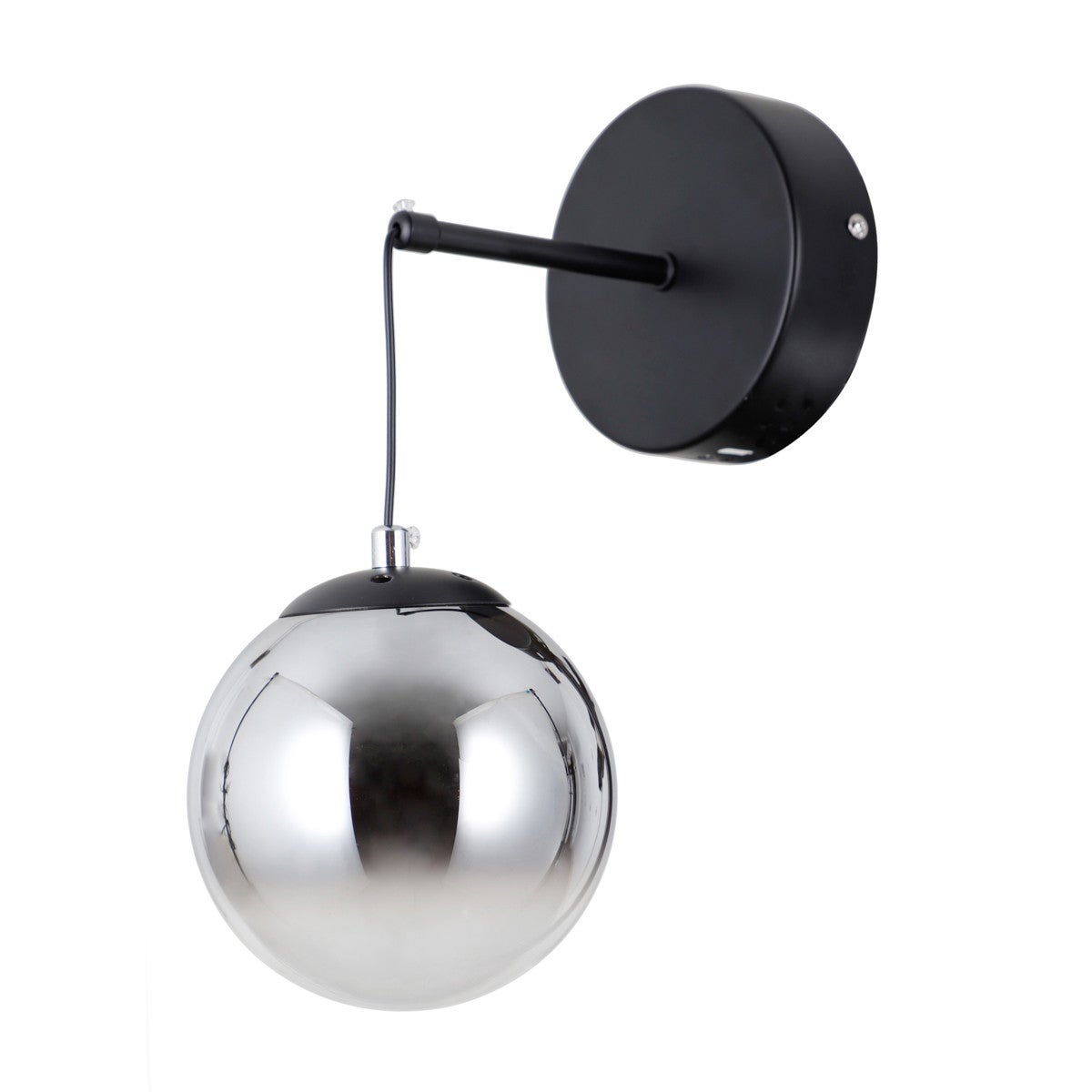 Kinkiet VELADA LED 5W Ciepła biel 203lm czarny matowy wym: 29x13x20 cm IP20 Italux