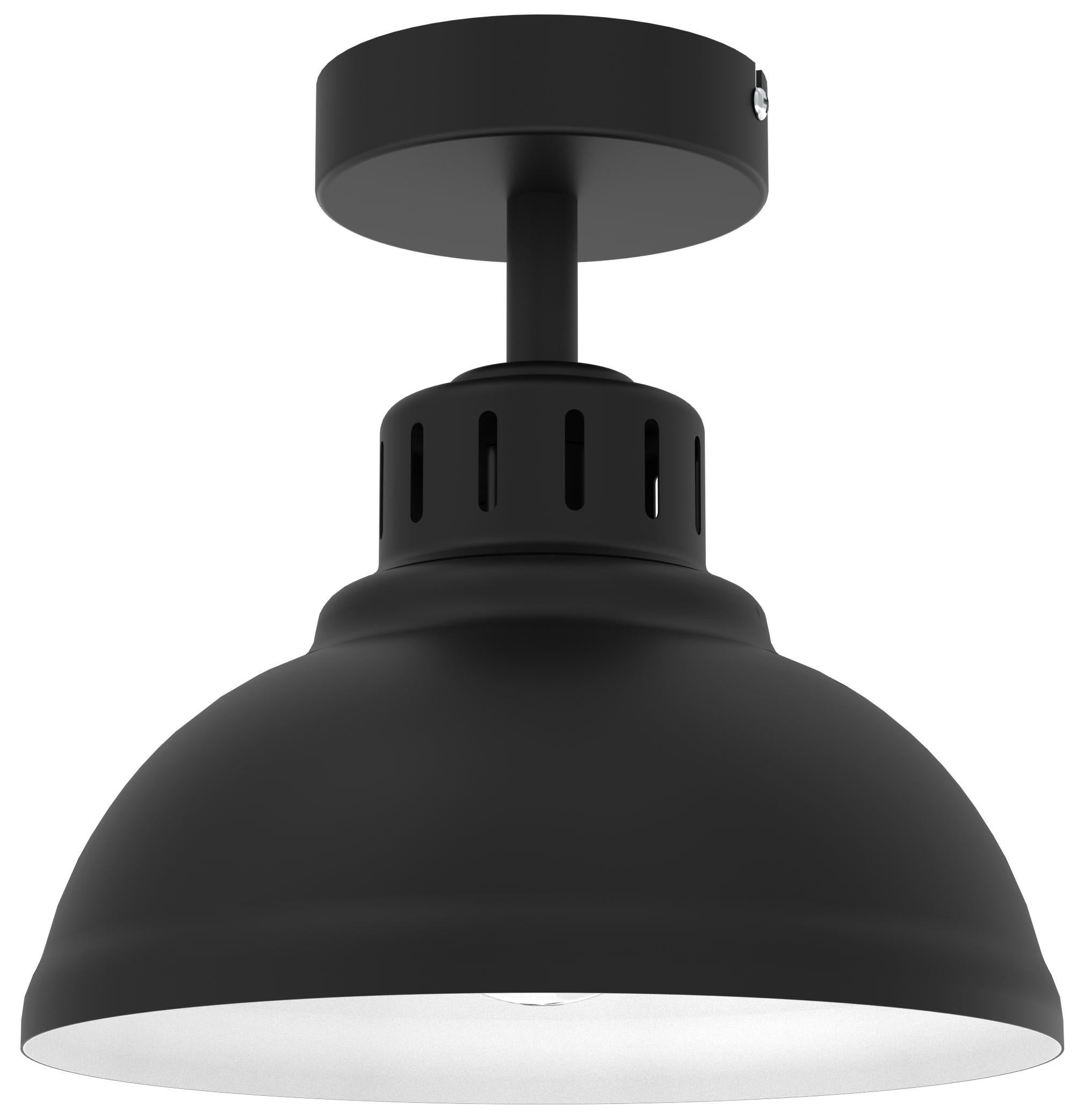 Lampa wisząca Sven czarny mat-biała 1xE27x15W metal wym:23x21x21cm IP20 Luminex