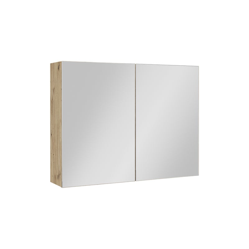 Vicco Szafka z lustrem w łazience Lavia, Dąb artisan, 80 x 60.2 cm