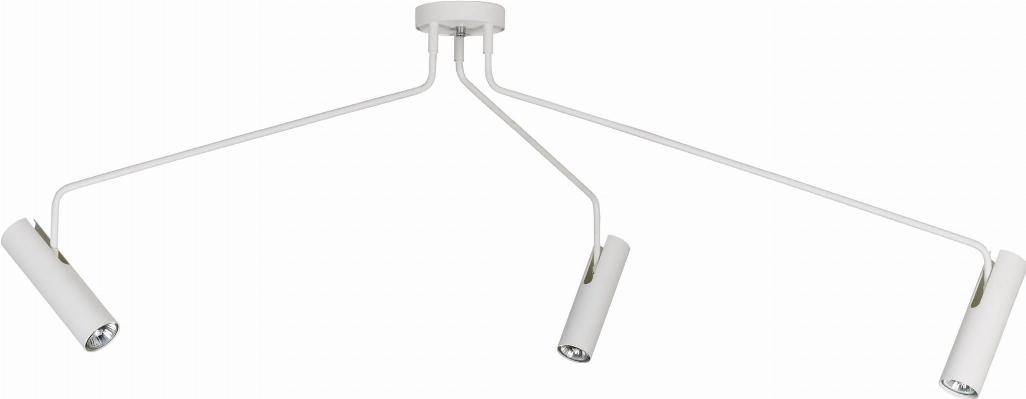 Lampa sufitowa spoty reflektory LED Nowodvorski EYE SUPER biała, stal 6491