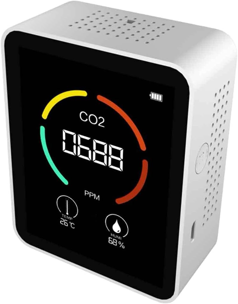 Inteligentny monitor jakości powietrza, detektor CO2, tester jakości powietrza, kompatybilny ze smartfonem, monitorowanie/uruchamianie