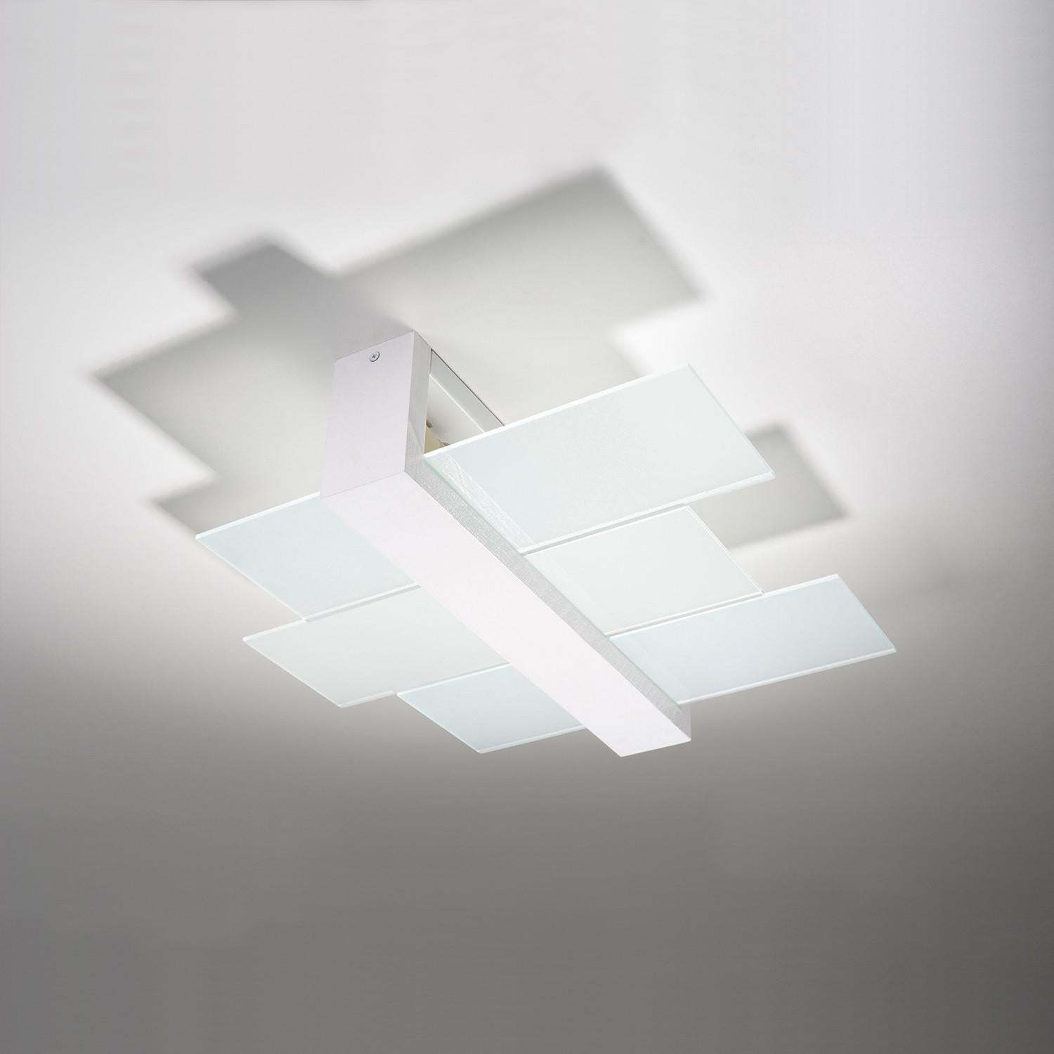 Plafonnier Bois Blanc E27 2 Feniks
