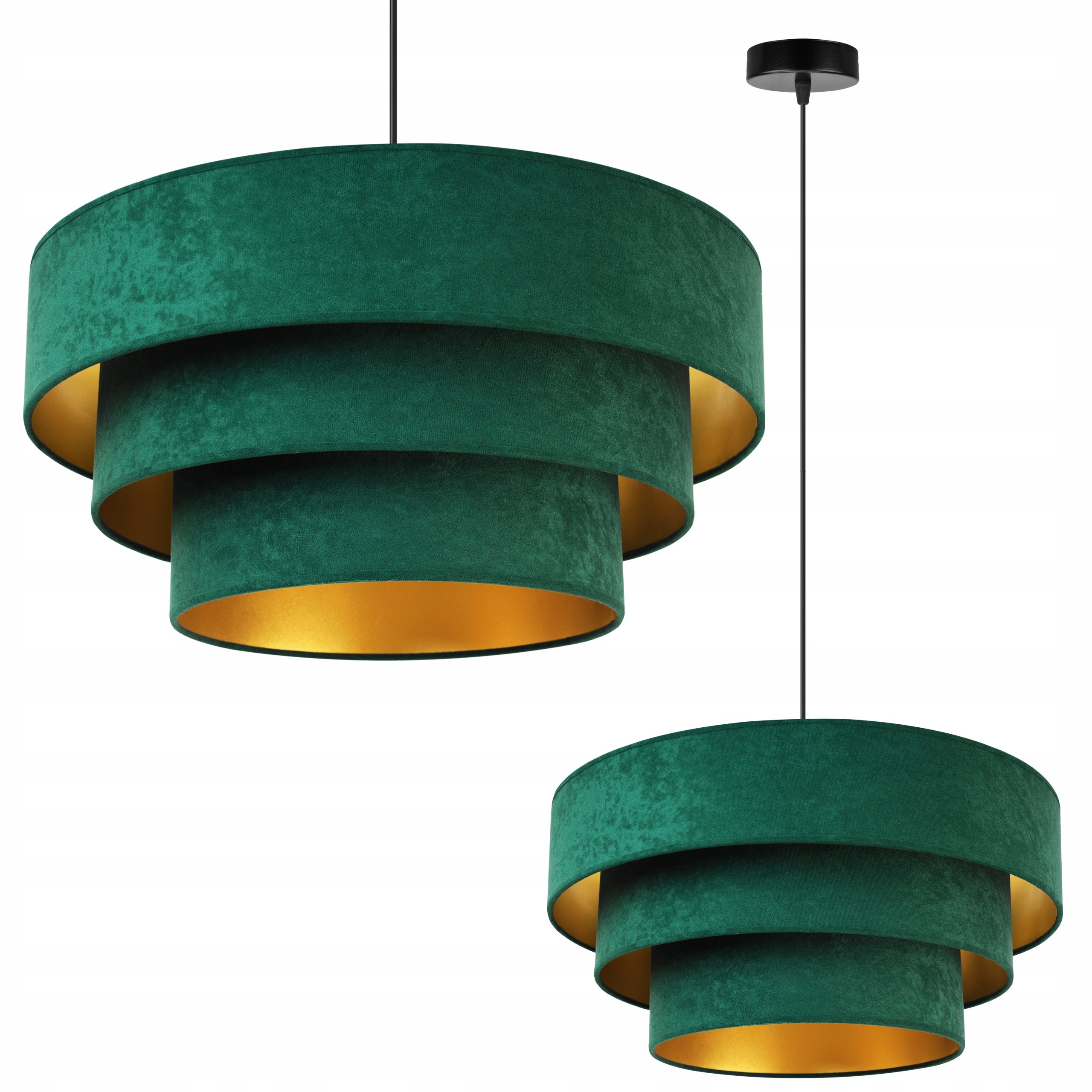 Lampka nocna Light Home LH Verona Gia 1x E27 abażur owalny wzorzysty złoty
