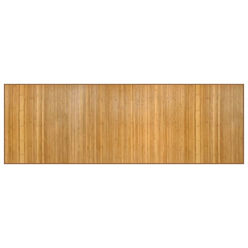 Dywan Bambusowy 100x300 cm Naturalny do Salonu Antypoślizgowy