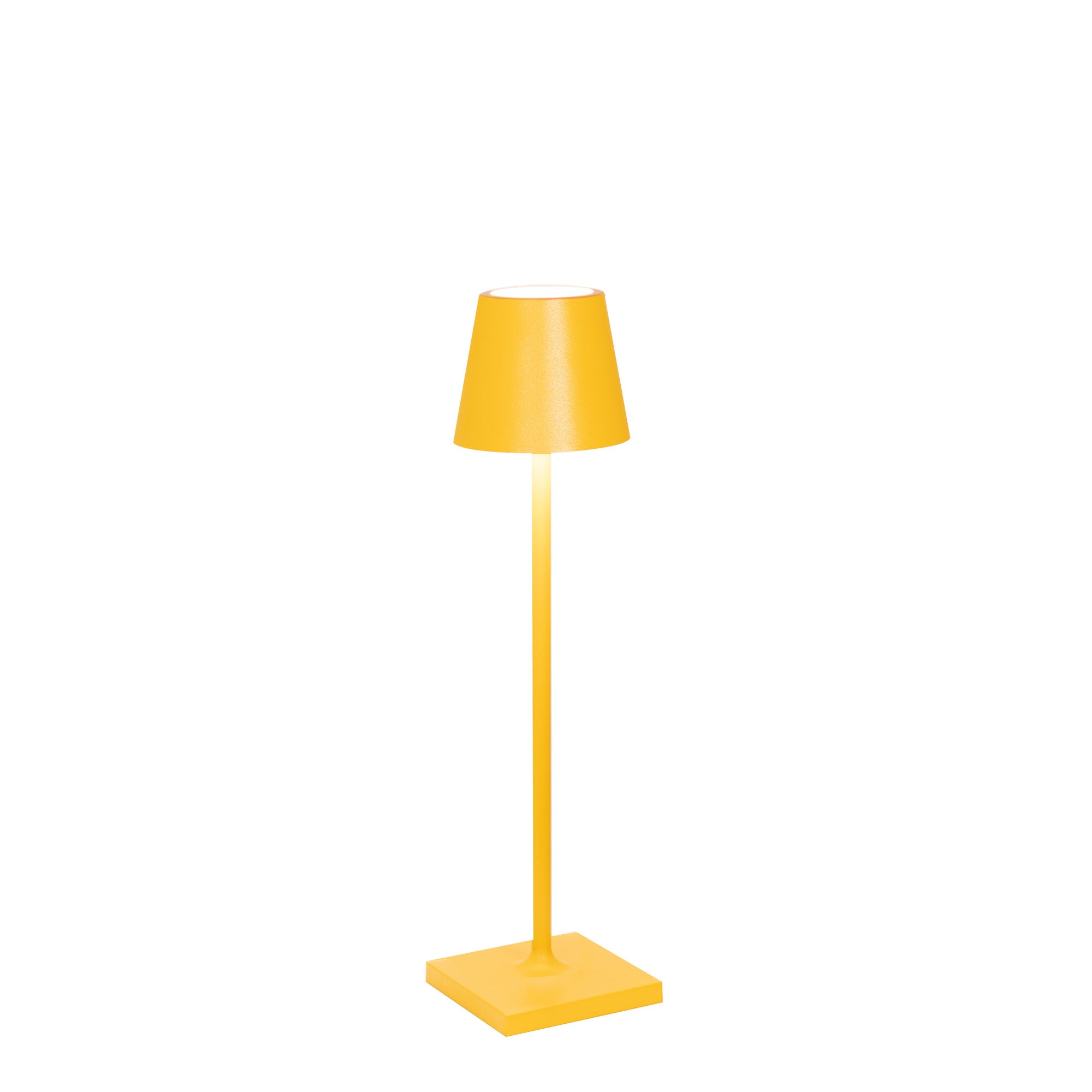 Zafferano - Poldina Pro Micro Ochre Lampa stołowa LED z akumulatorem i funkcją ściemniania - 1,8 W 2200-2700-3000 K