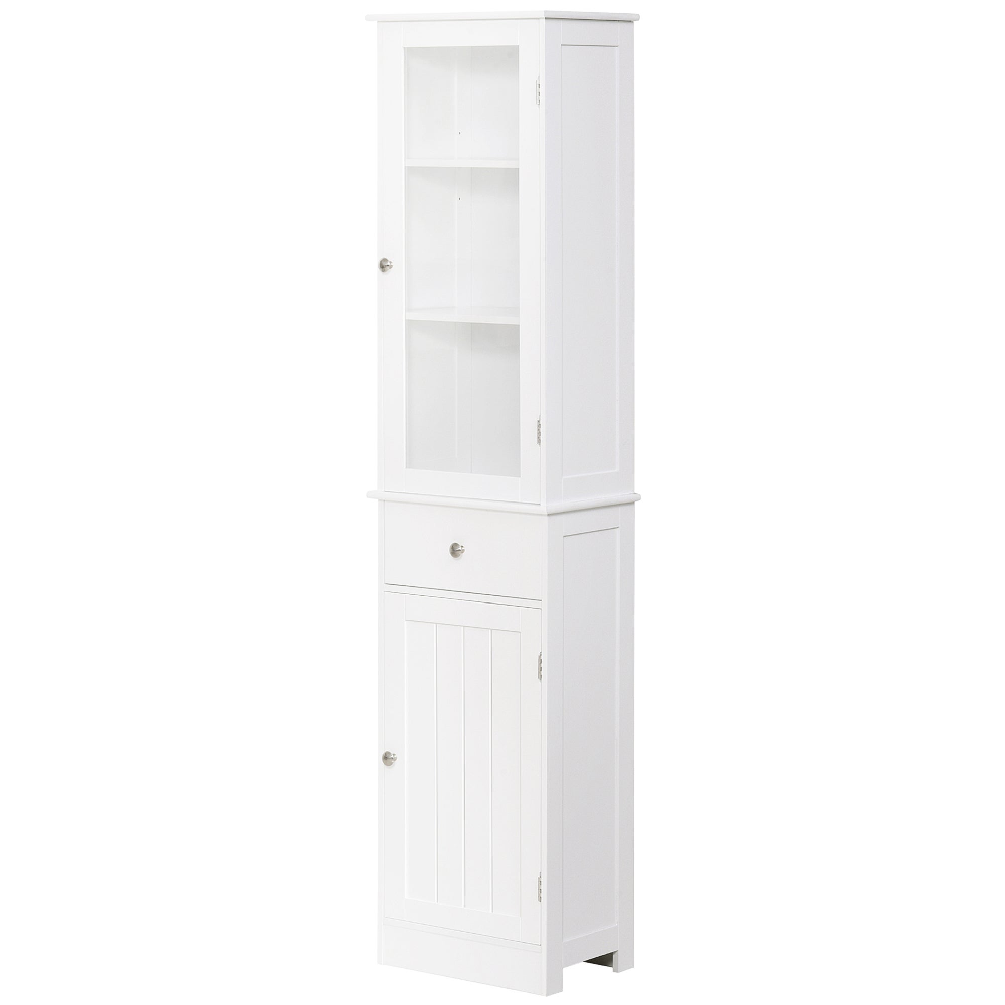 Szafka łazienkowa, styl nowoczesny, 40 x 27 x 171,5 cm, biała