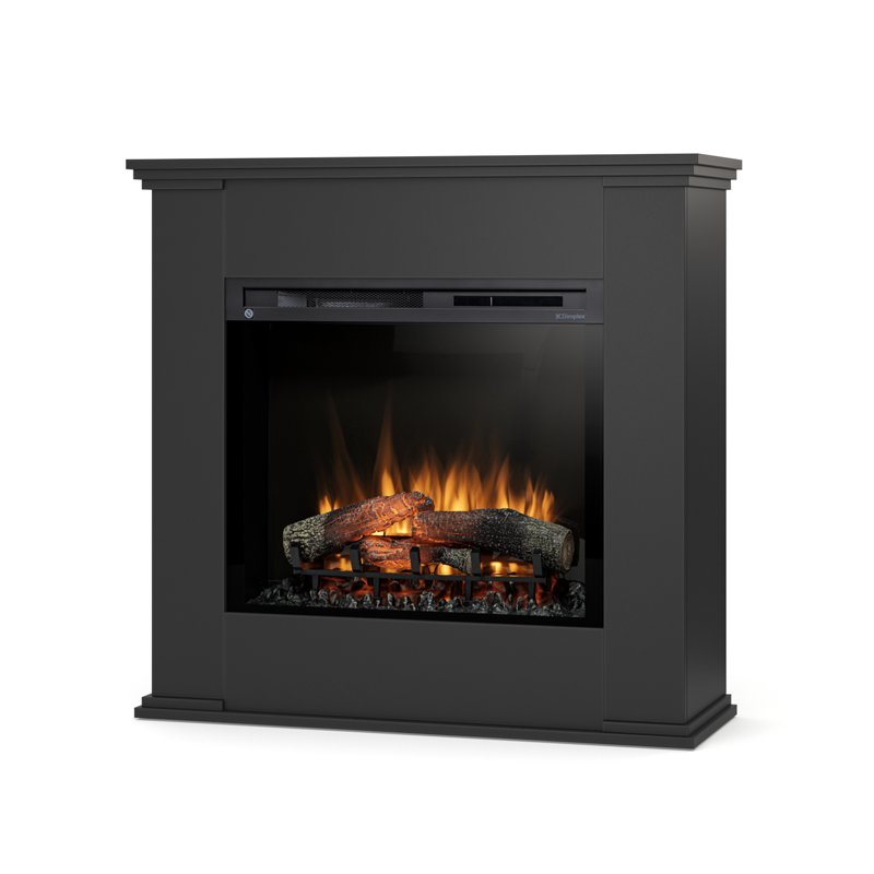 Kominek elektryczny 28" XHD wolnostojący 1400W grzewczy LED obudowa czarna Warmtec Kelia
