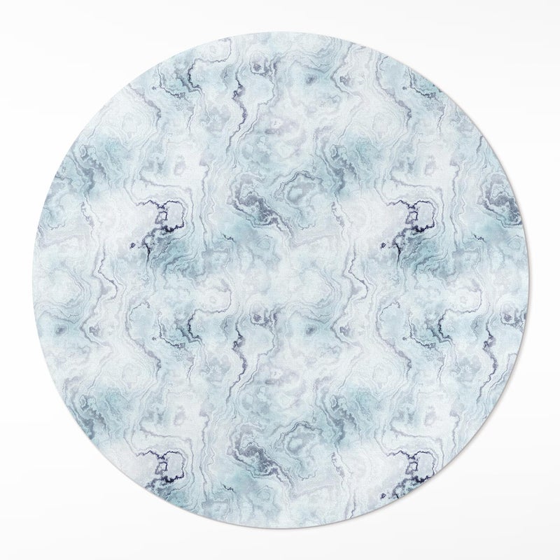 Dywanik ozdobny winylowy, rozlany tusz elegancka abstrakcja 140x140 cm – ArtPrintCave