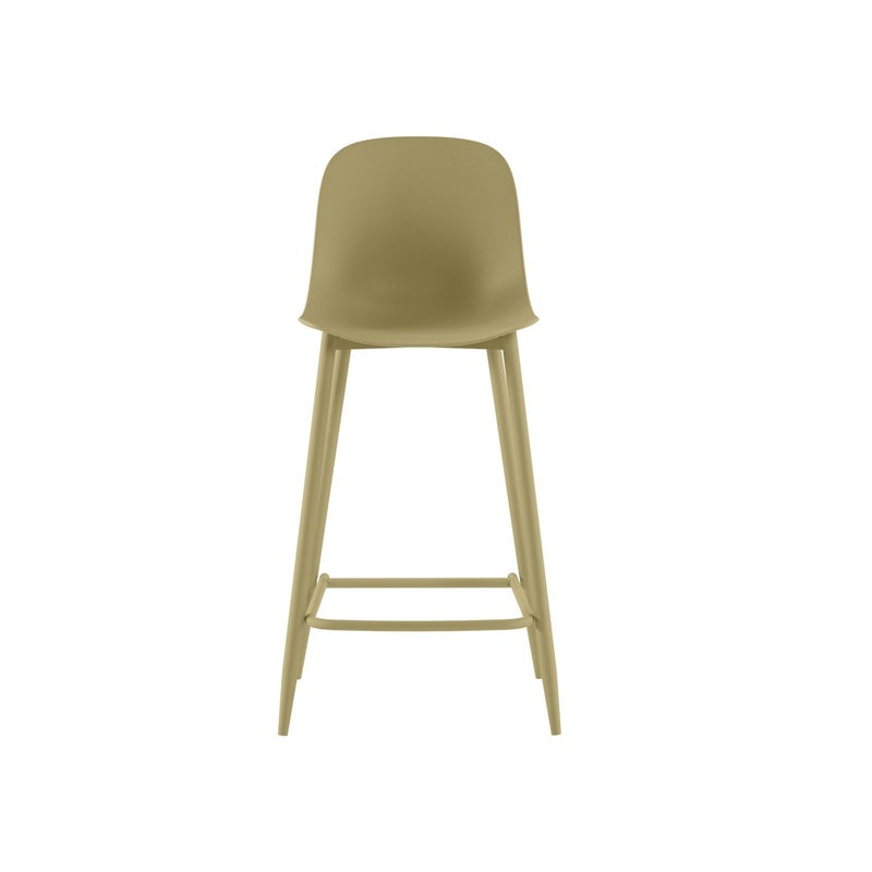 Lot de 2 Tabourets en Polypropylène 47.5cm X 47cm H. 91.5cm