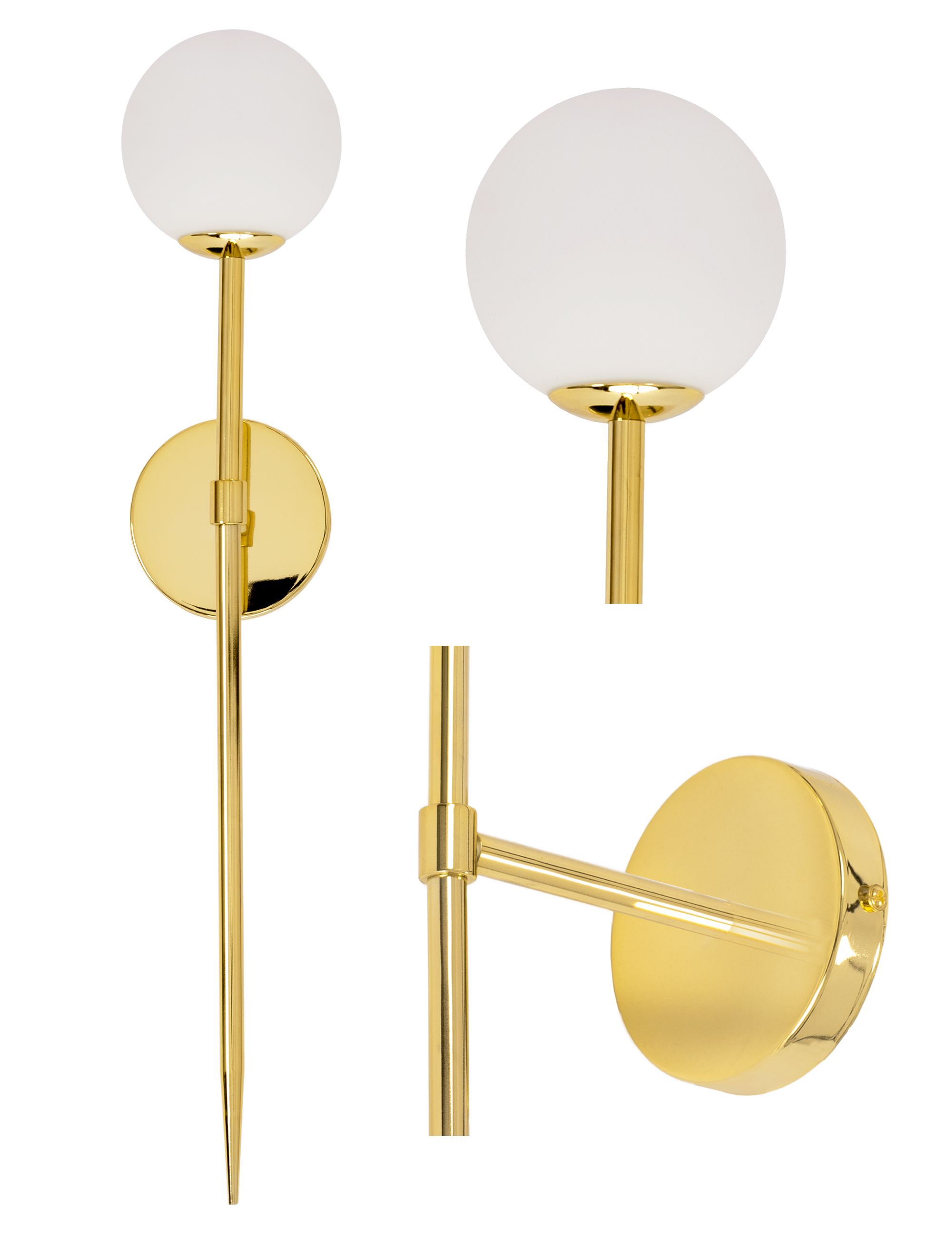 Kinkiet Toolight App580-1W Złoty 75Cm