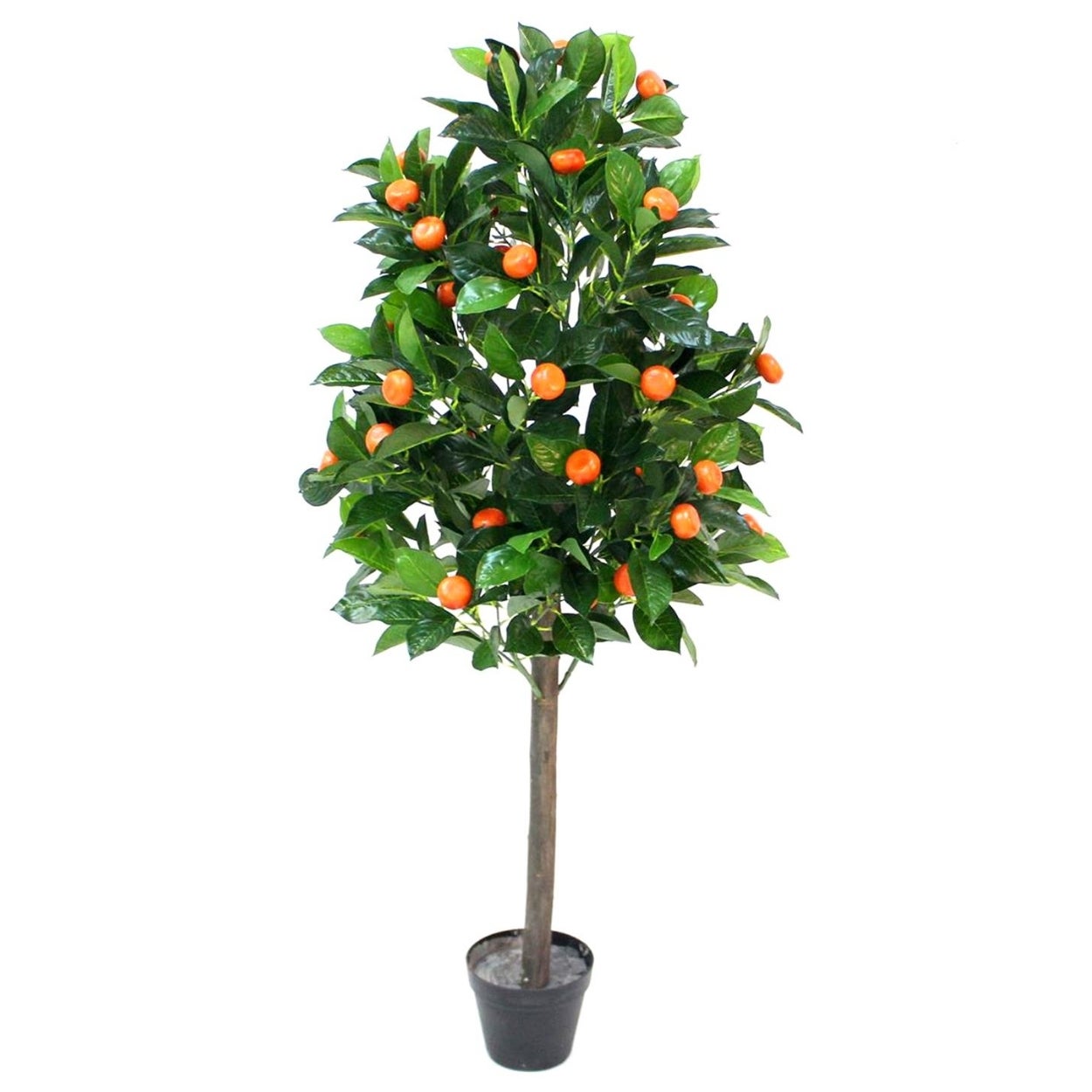 Drzewko ozdobne sztuczna mandarynka HowHomely w donicy 120 cm 1 szt.