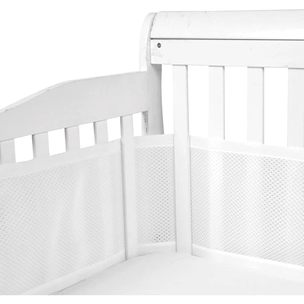 ochraniacz do łóżeczka dziecięcego, ochraniacz do łóżeczka dziecięcego, Anti-Airflow 3D siatka podszewka, oddychający łóżeczko Border do Toddlers