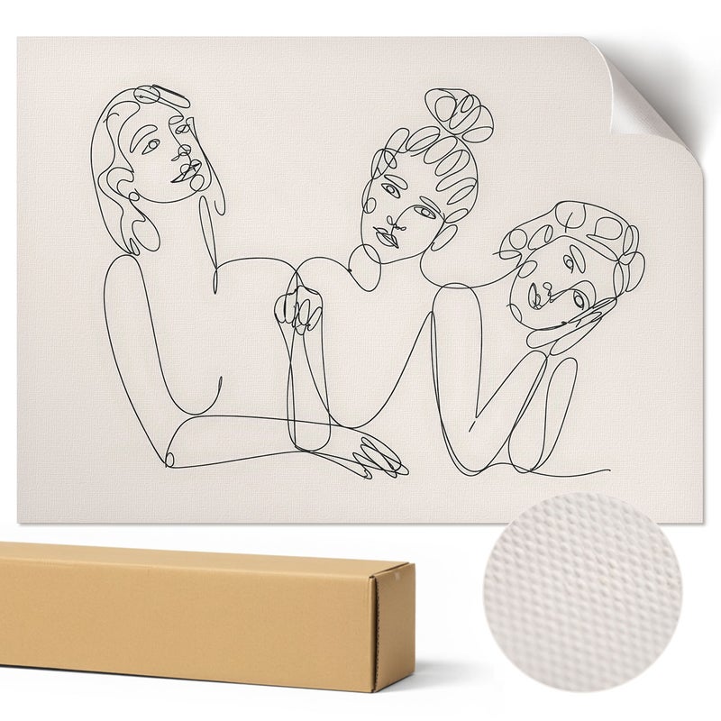Nowoczesny Plakat Kobiety lineart - PL.Art 84x59,4 cm ArtPrintCave