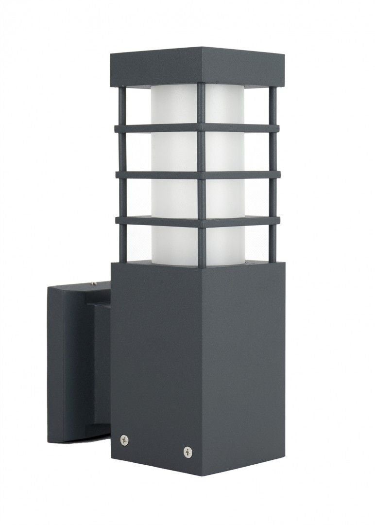Kinkiet zewnętrzny aluminiowy 1xE27 ciemno-szary IP54 SU-MA RADO RADO II K DG