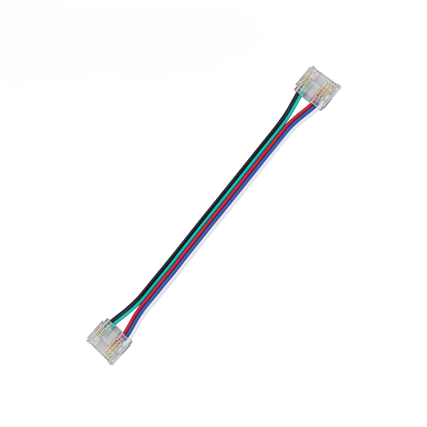 Kabel przedłużający Alcapower do taśm LED COB RGBW, 150 mm, szybkozłącze do profesjonalnych instalacji i oświetlenia