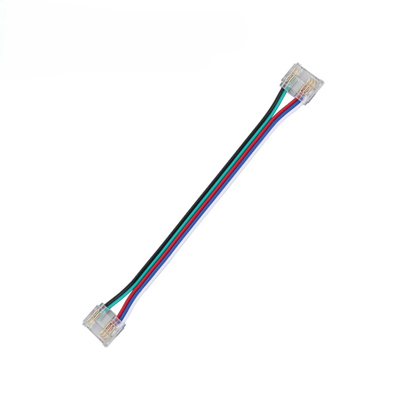 Kabel przedłużający Alcapower do taśm LED COB RGBW, 150 mm, szybkozłącze do profesjonalnych instalacji i oświetlenia