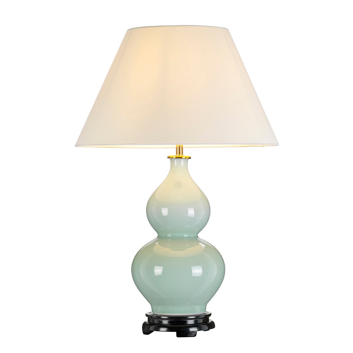 Lampa stołowa ceramiczna seledynowa Harbin E27 60W Designer's Lightbox