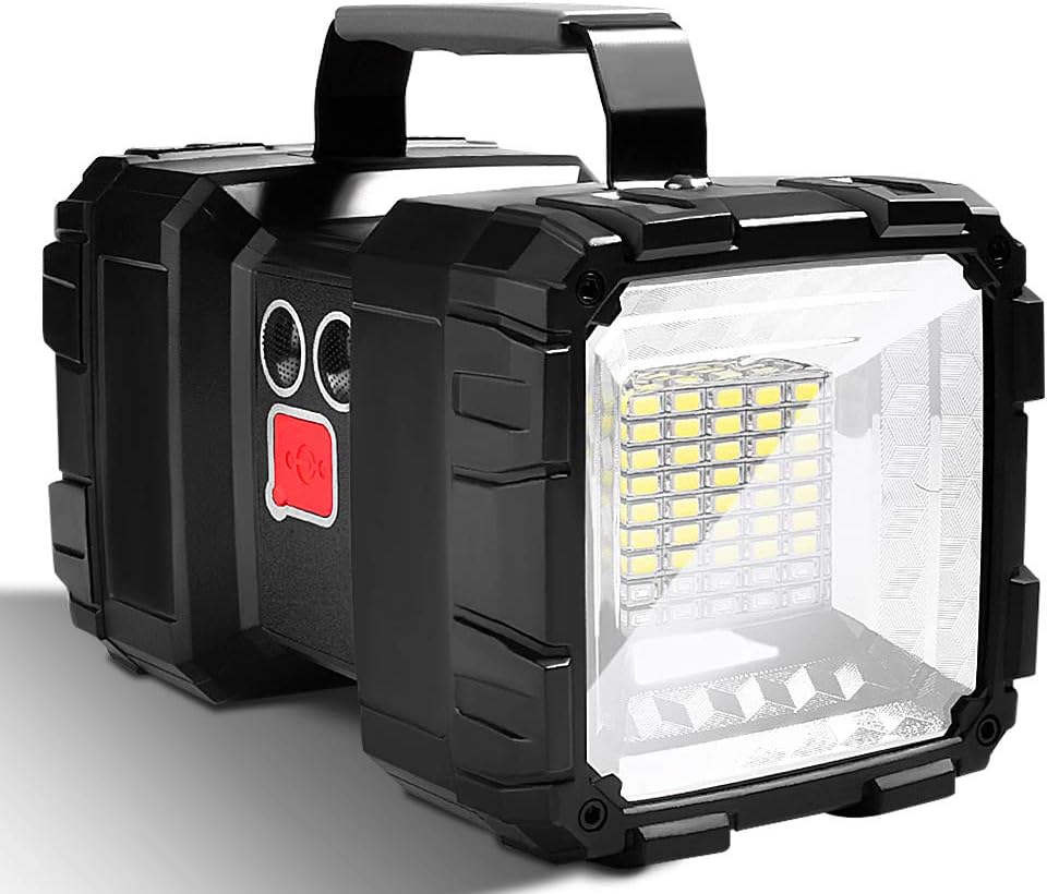 Latarka LED Ultra Mocna 7 Trybów 10000 mAh - Latarka LED Ultra Mocna Ładowalna do Campingu Wędrówek Awaryjnych