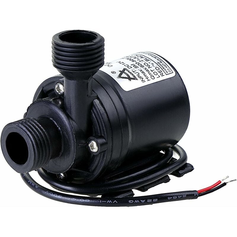 Pompa cyrkulacyjna 12 V DC 800 l/h 5 m System cyrkulacji wody Pompa amfibijna System cyrkulacji solarnej Wysoka wydajność Niski poziom hałasu 4 punkt