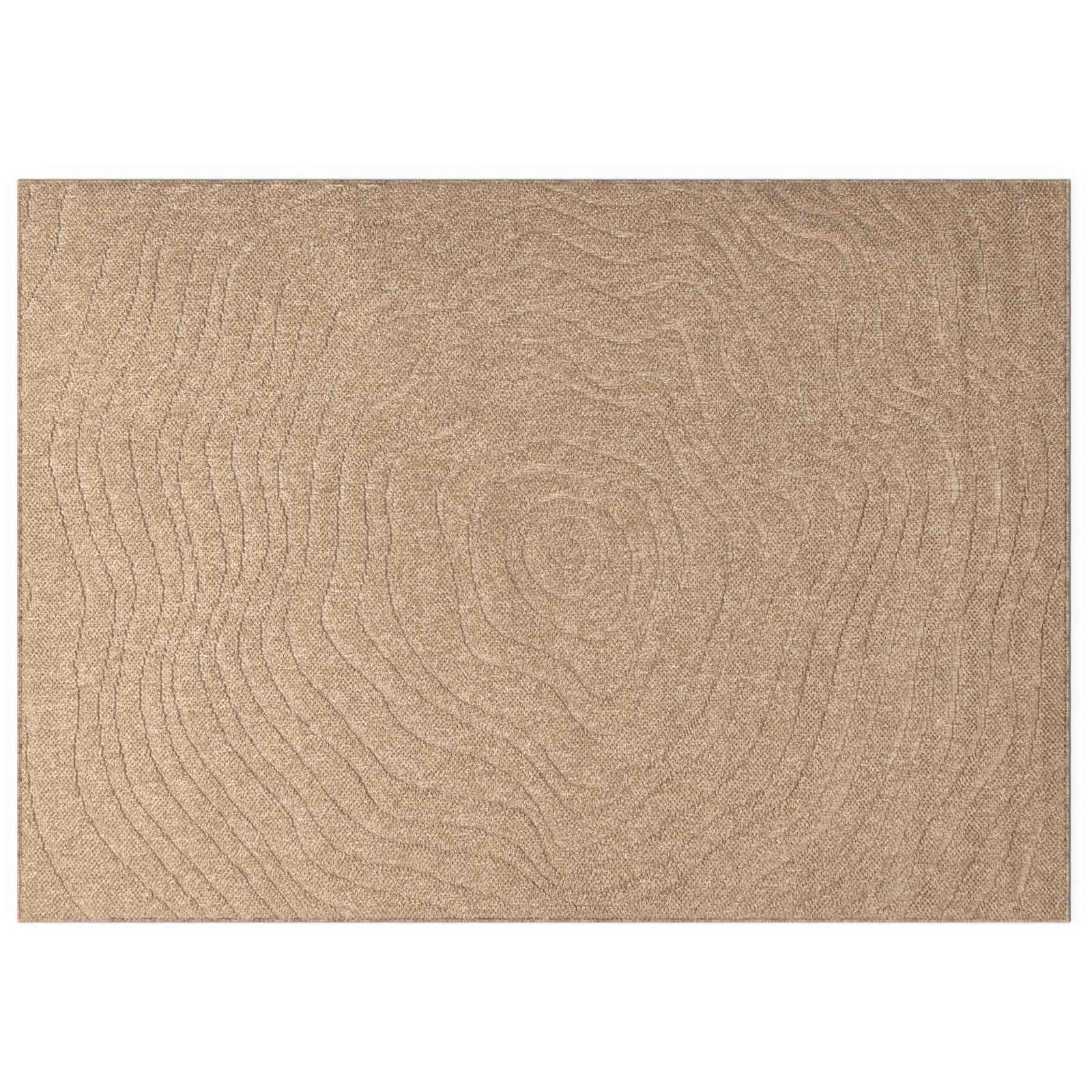 Dywany pokojowe Moiré AGIRA Naturalny 340 x 240 cm Poliester