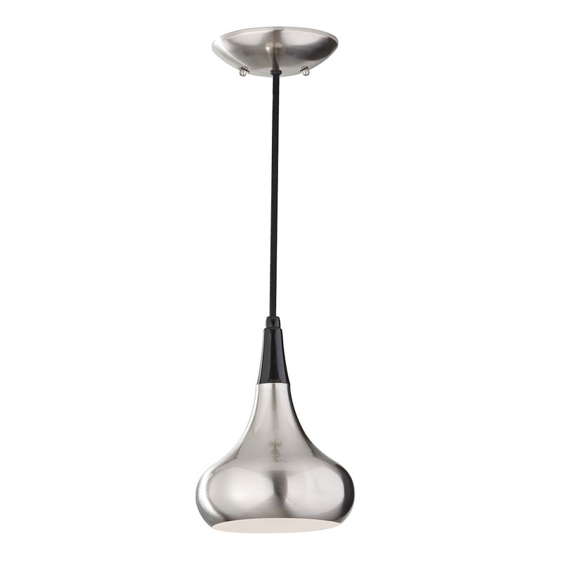 Lampa wisząca szczotkowana stal Beso 1xE27 60W Feiss
