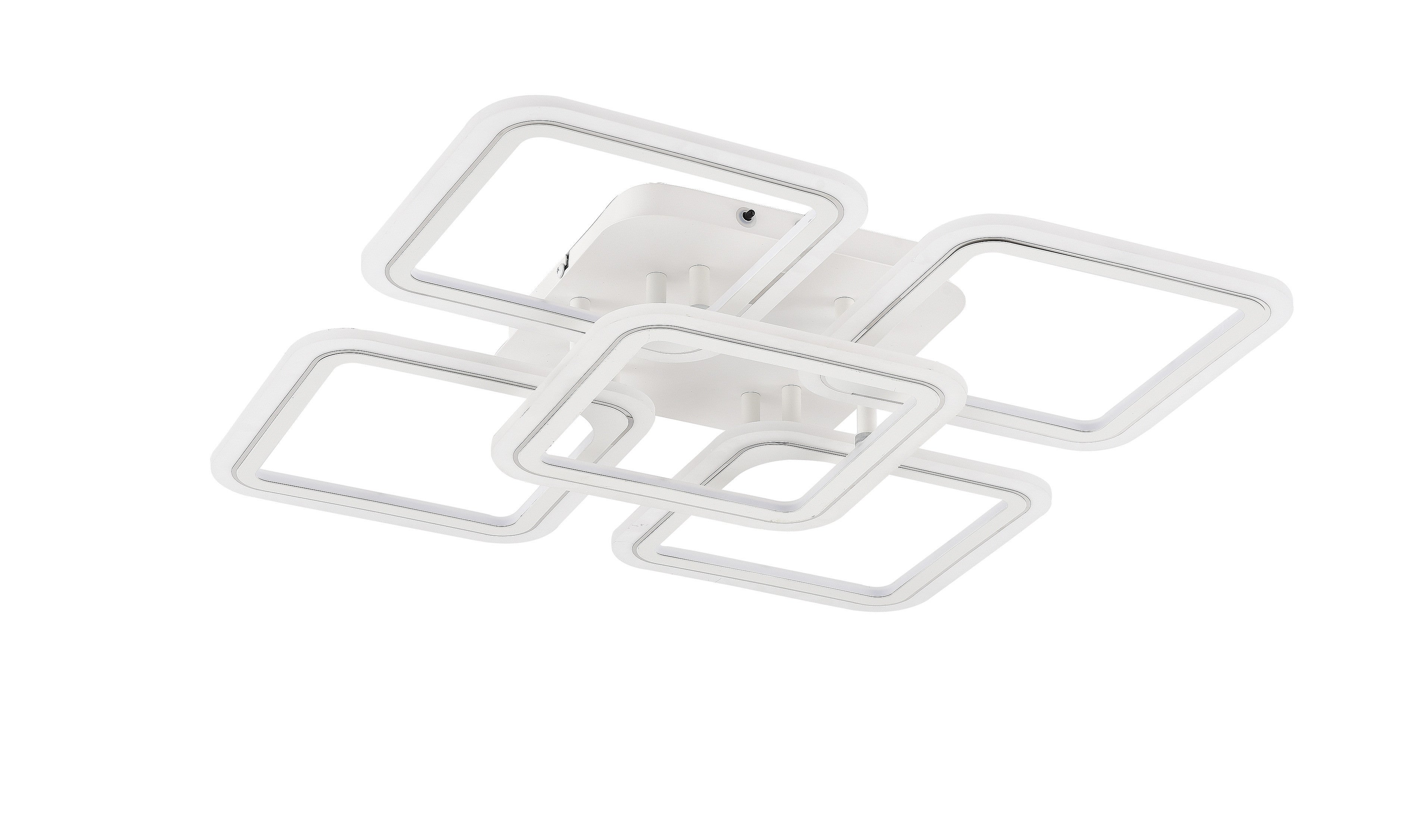 Lampa sufitowa nowoczesna geometryczna biała 5 kwadratów LED 55W STELLAR Zuma Line