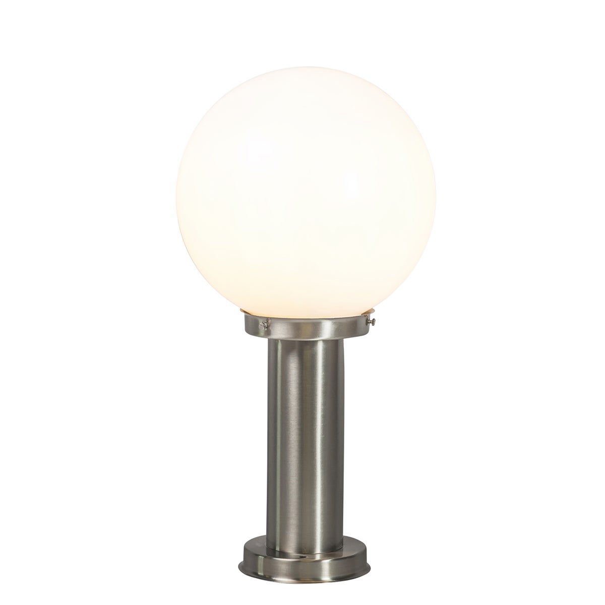 Qazqa nowoczesny lampa słupkowa do ogród inteligentny - Sfera - stal, żarówkami LED 7w, e27, ściemnialny, 50cm, IP44