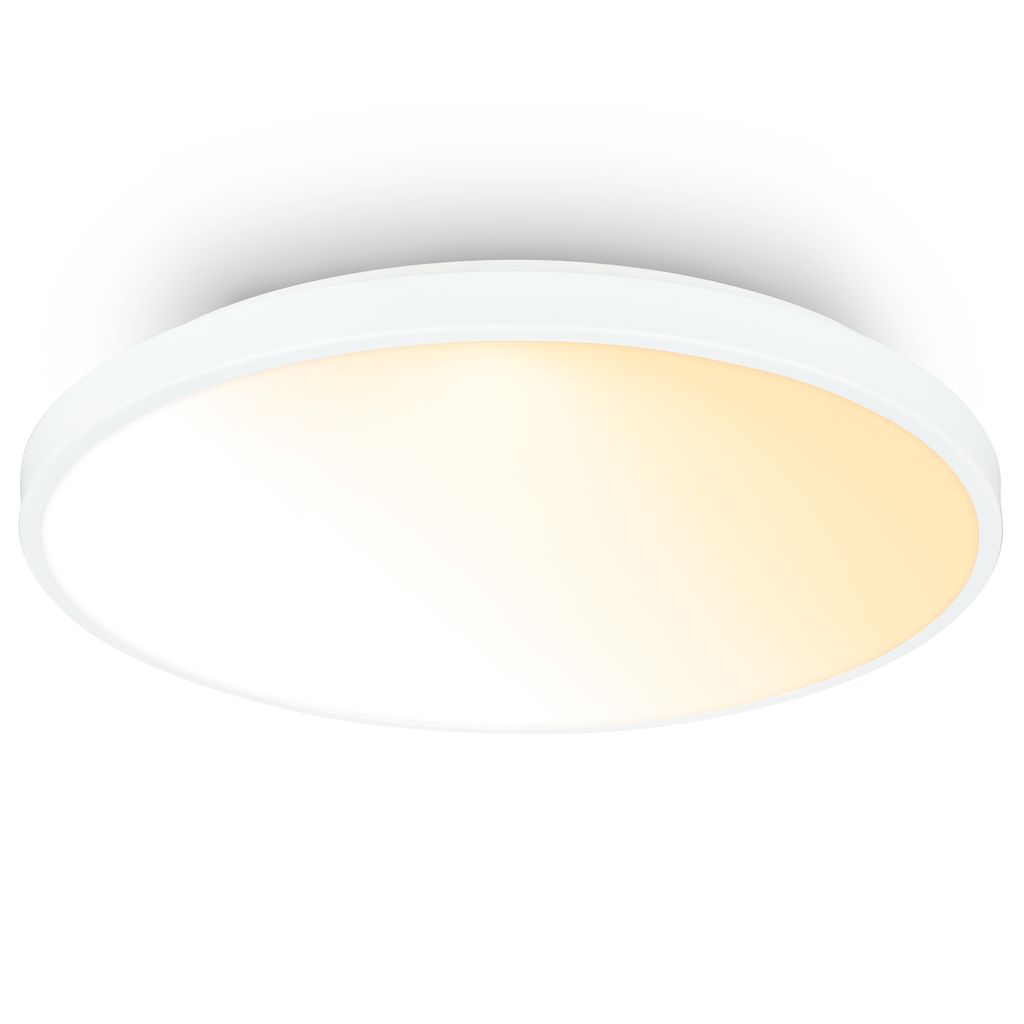 Lampa sufitowa LED, lampa sufitowa do salonu, ściemnialna, sterowana pilotem, z dekoracyjną osłoną