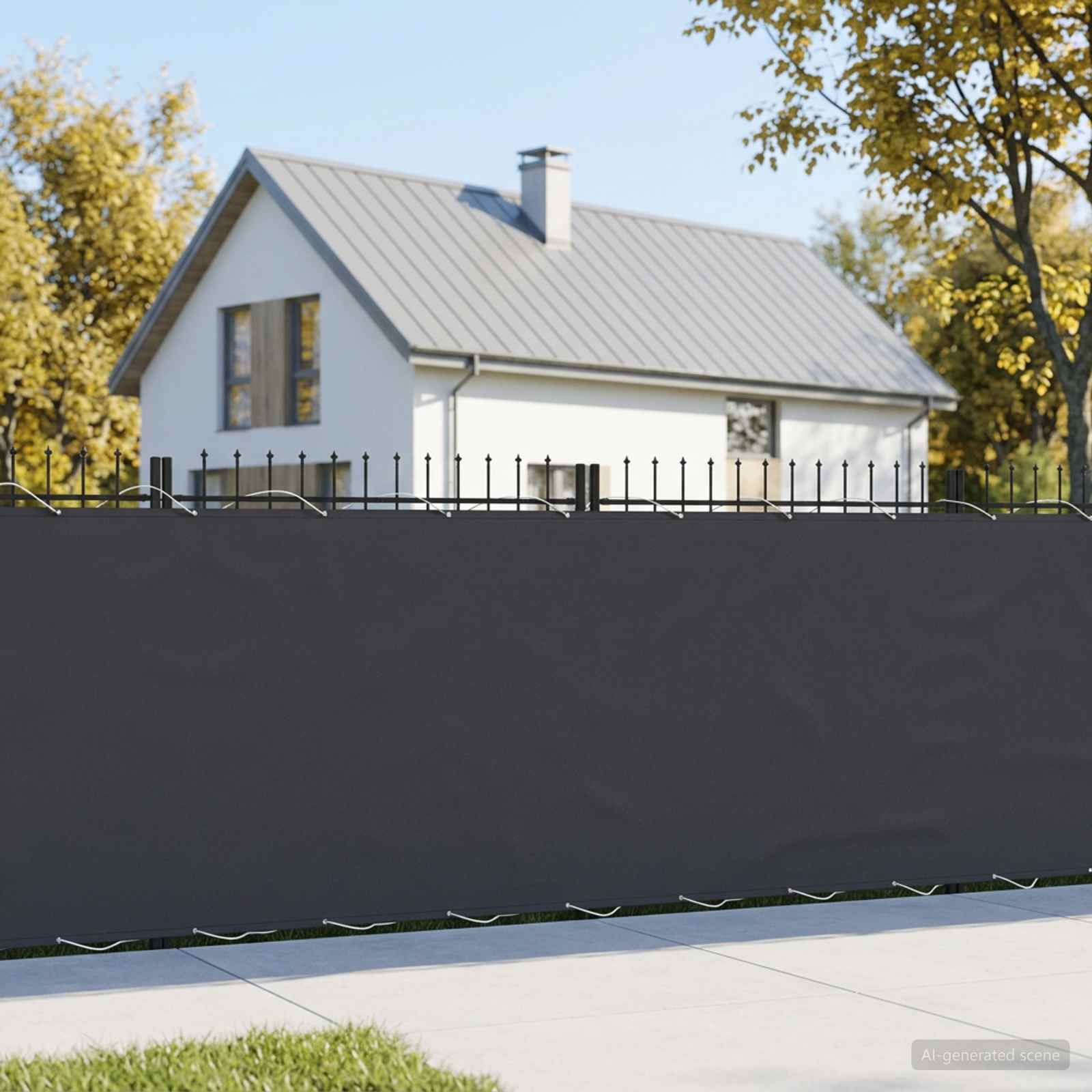 Ekran Prywatności Balkonowej 150 x 500 cm Tkanina z powłoką PU vidaXL
