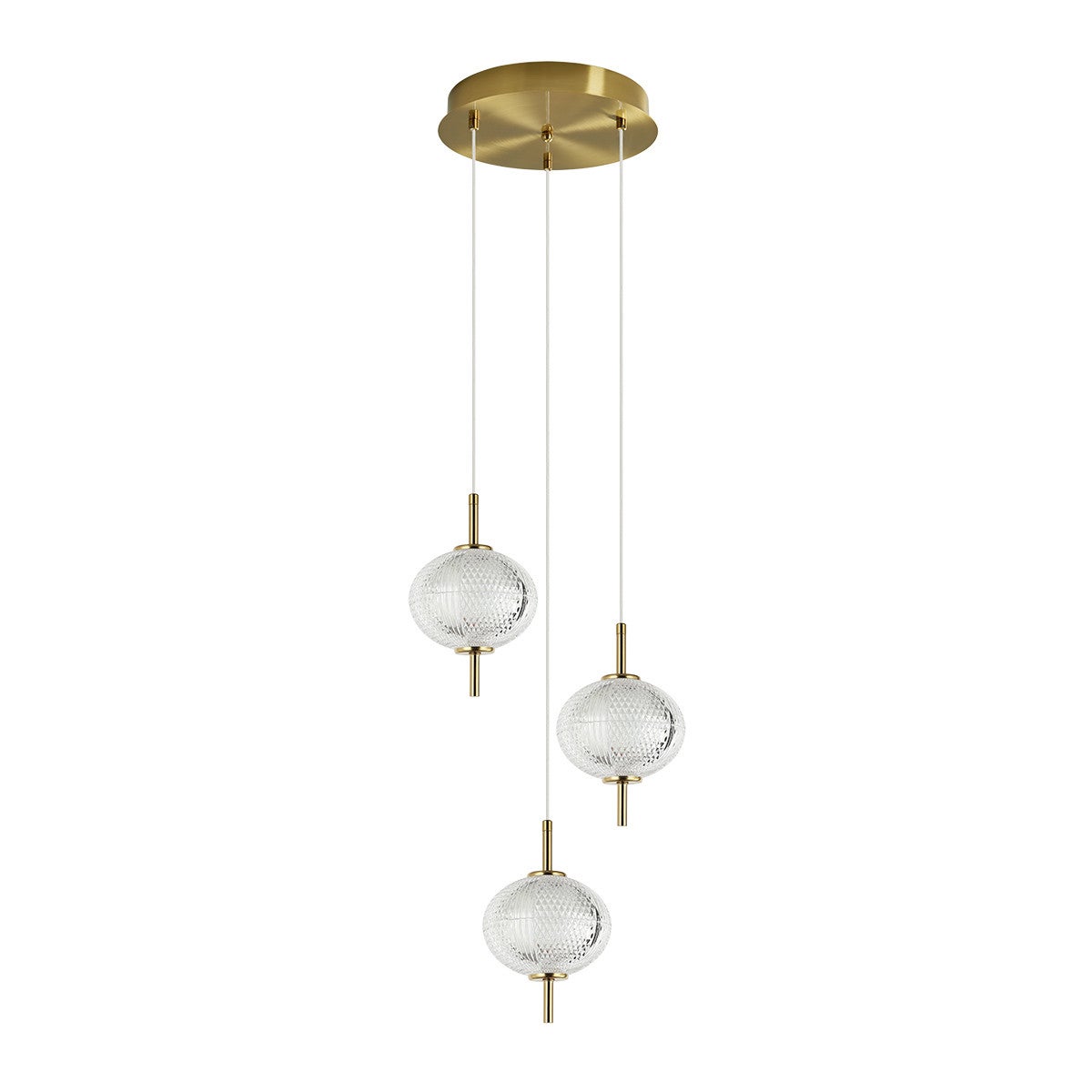Lampa wisząca CORADO LED 12W Ciepła biel 1084lm złota wym: 128 x 35 x 35 cm Italux